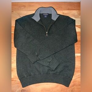 Green Brooks Brothers Men’s Merino Wool Sweater
